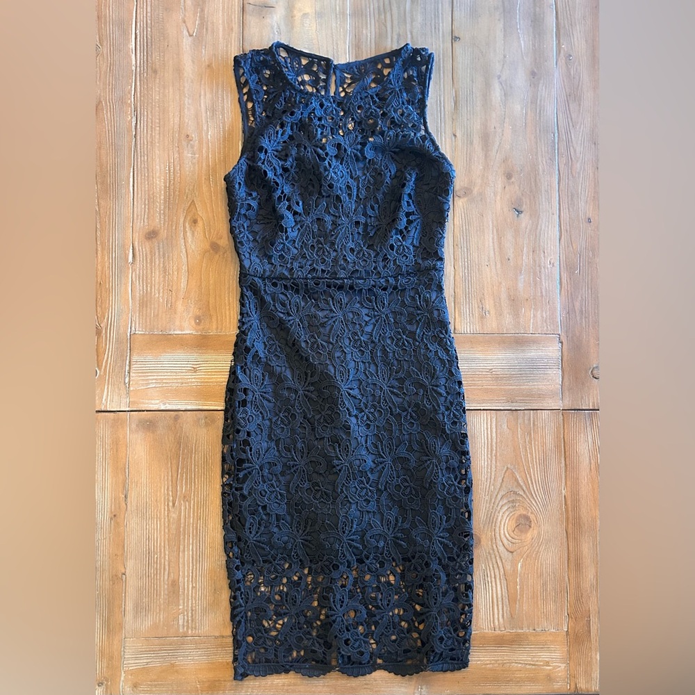 Black cocktail dress